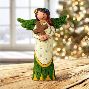 Always With You Wings of Whimsy 8" figurine Laura Benge